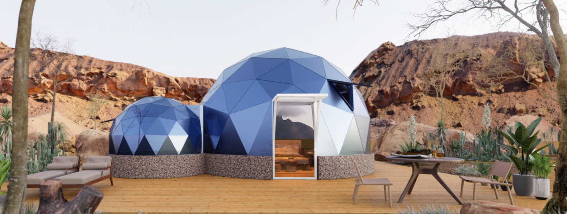 榆树市球形智能光伏玻璃星空房